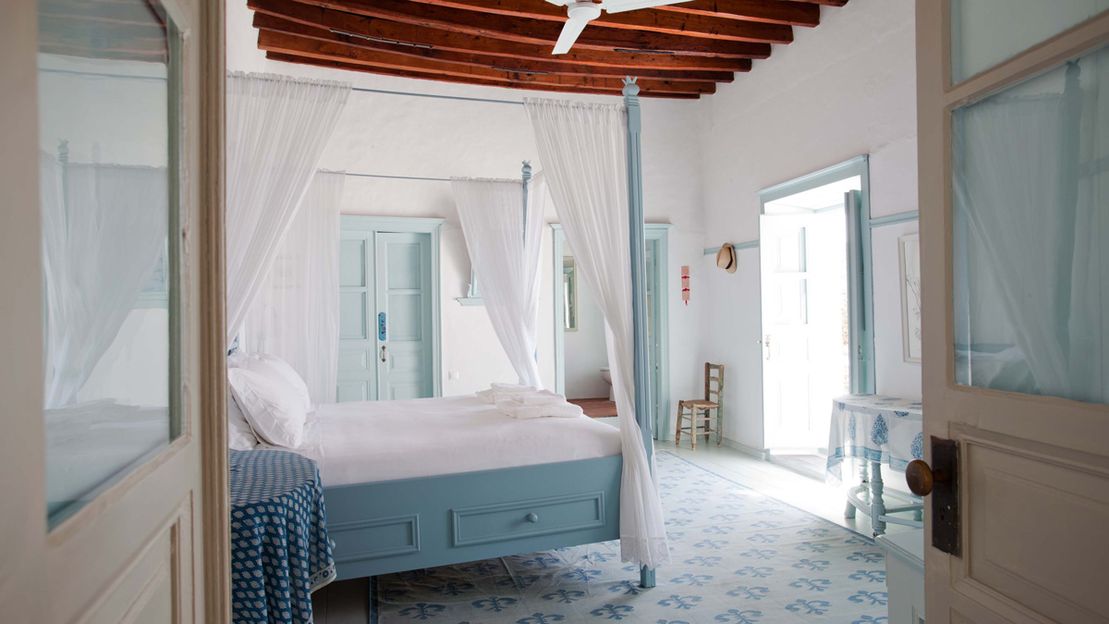 bedroom that is available at our Patmos vila