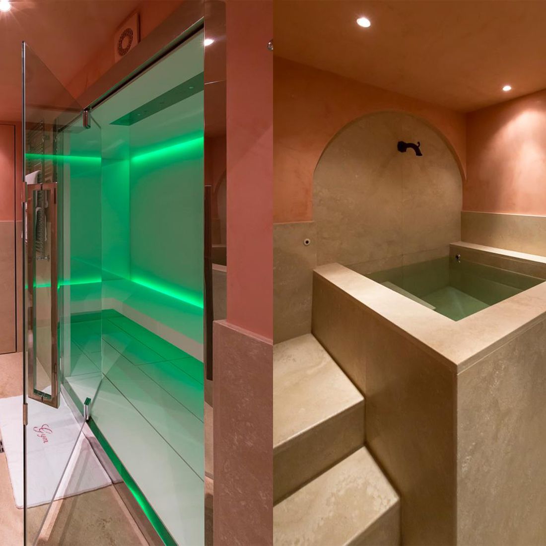 Todi Turkish bath and plunge pool