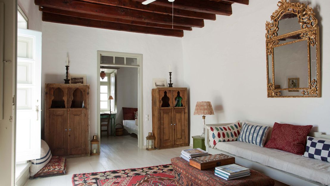 Living area that is at our Patmos vila